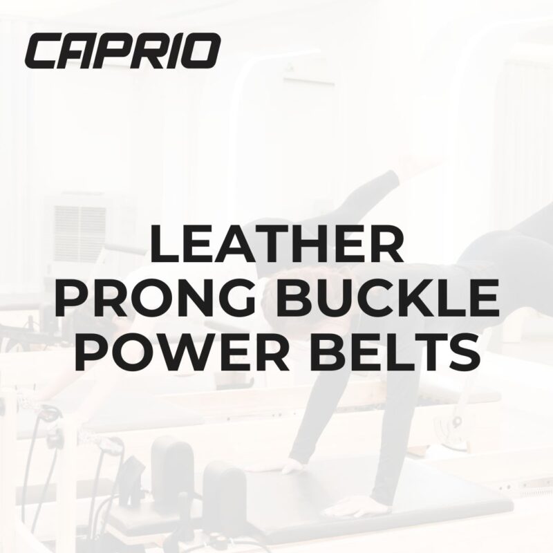 Leather Prong Buckle Power Belts