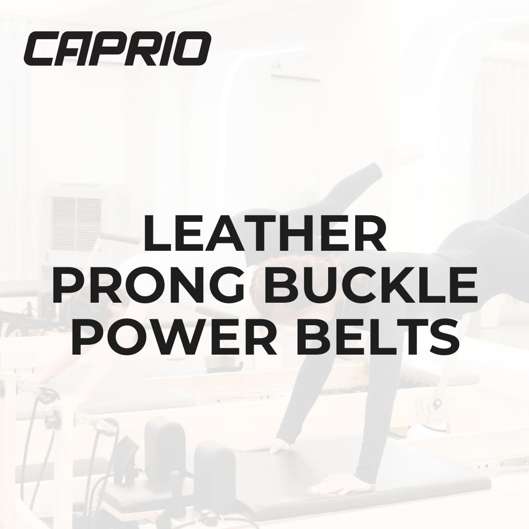 Leather Prong Buckle Power Belts