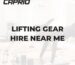LIFTING GEAR HIRE NEAR ME