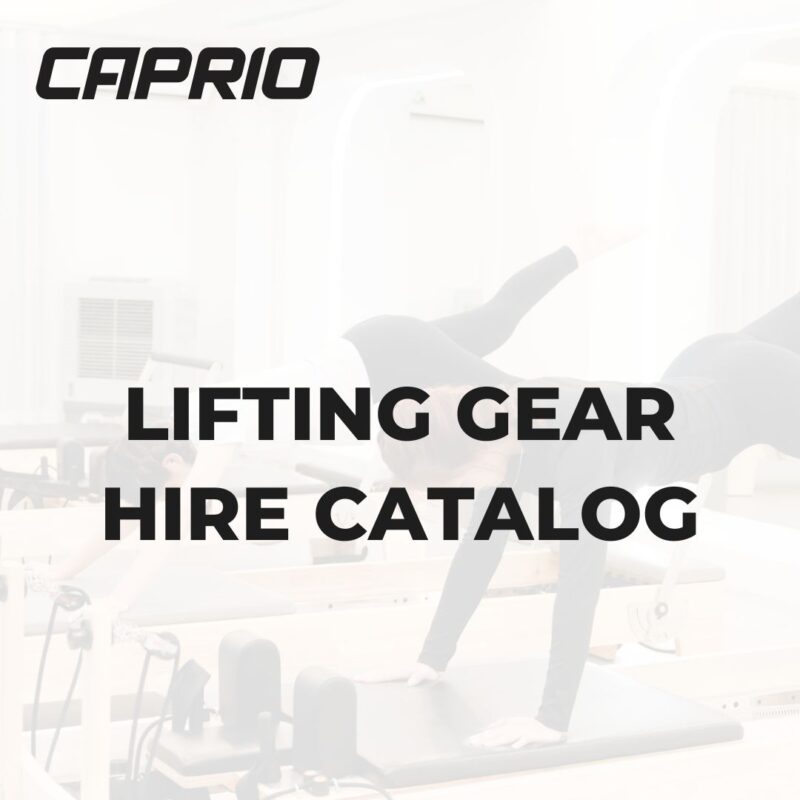 Lifting Gear Hire Catalog