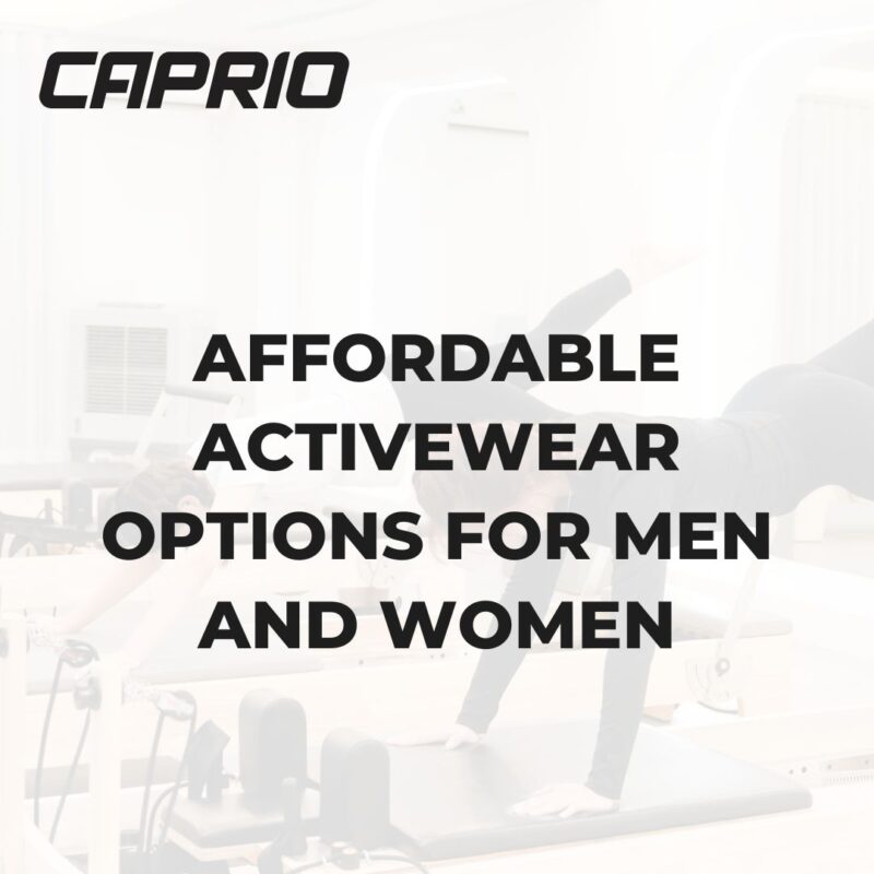 Affordable Activewear Options for Men and Women