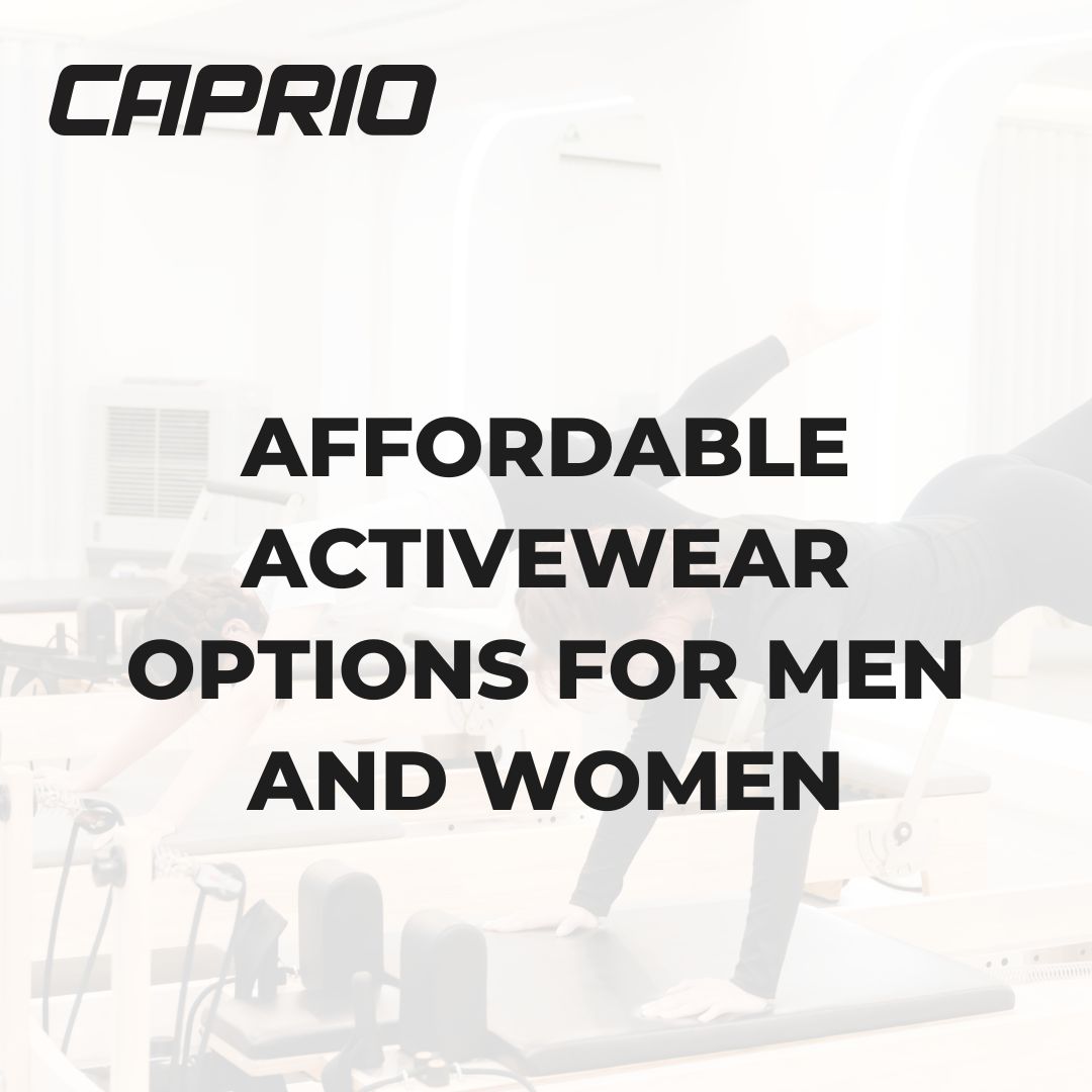 Affordable Activewear Options for Men and Women